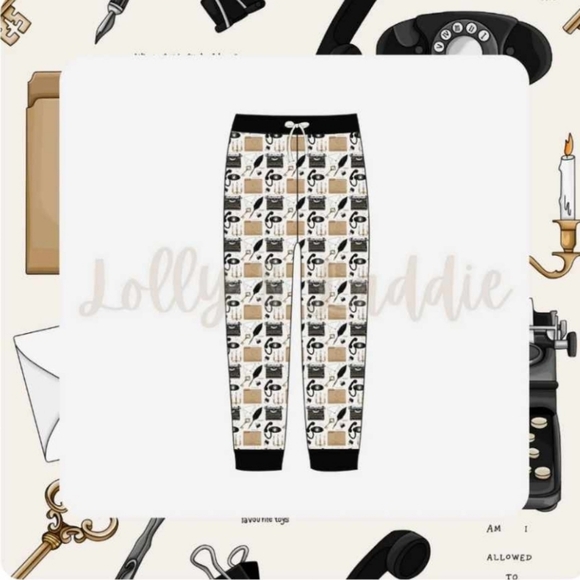 Lolly and Laddie Other - NWT Lolly & Laddie Taylor Swift TS Tortured Poets Department TTPD Bamboo Pants